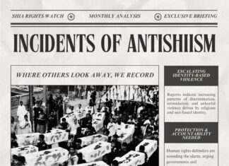 Incidents of Anti-Shiism, January 2025